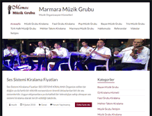 Tablet Screenshot of muzikgruplari.org